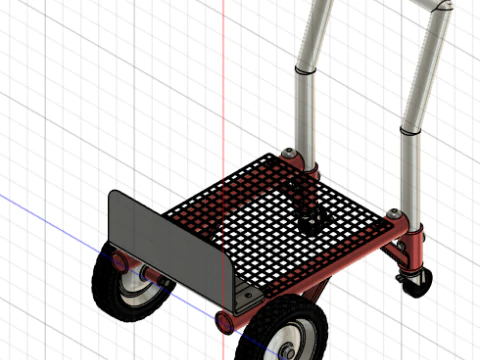 Hand Truck 3D Model