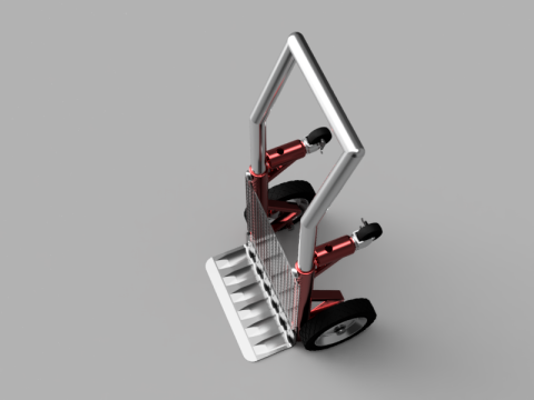 Hand Truck 3D Model