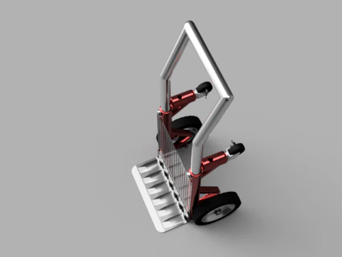 Hand Truck 3D Model