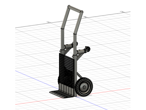 Hand Truck 3D Model