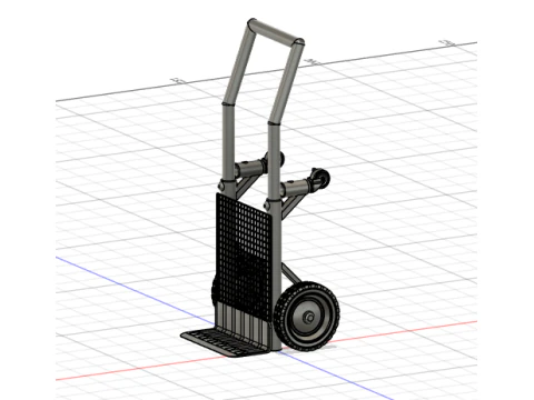Hand Truck 3D Model