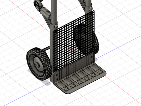 Hand Truck 3D Model