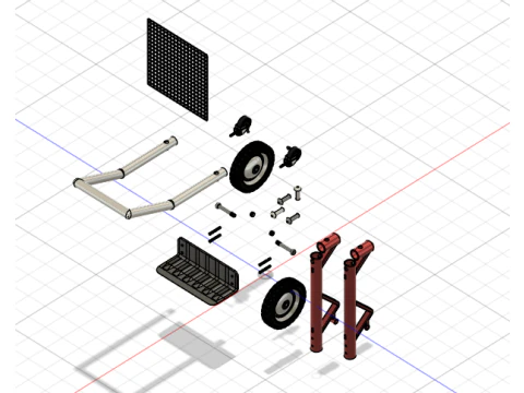 Hand Truck 3D Model