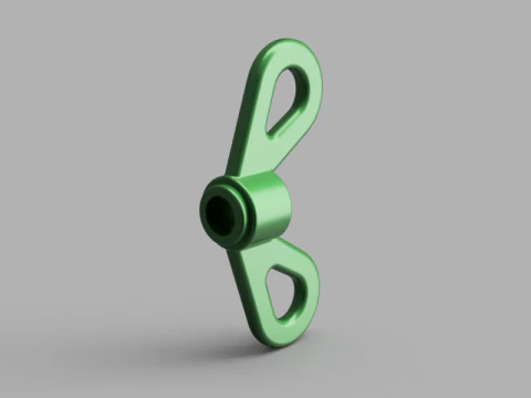Butterfly Clasp 3D Model