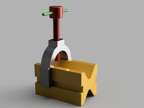 V-block Clamp Modèle 3D