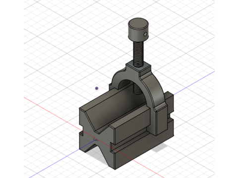 V-block Clamp Modèle 3D