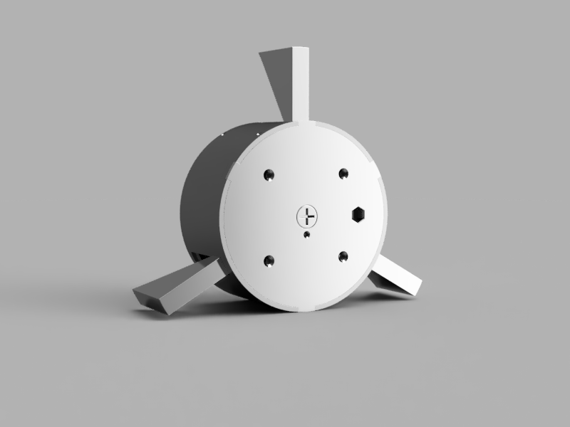 CNC Lathe Backstop Modello 3D .c4d .max .obj .3ds .fbx .stl .blend 