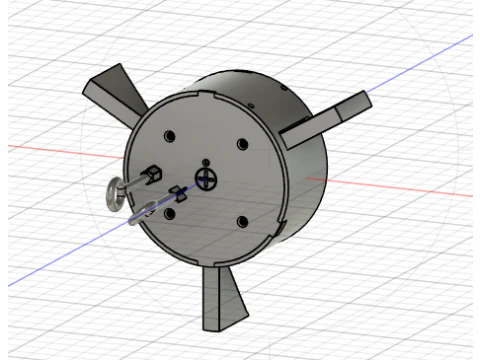 R&uuml;cklaufsperre f&uuml;r CNC-Drehmaschinen 3D Modell