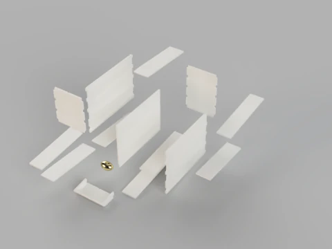 Sliding Egg Dispenser 3D Model