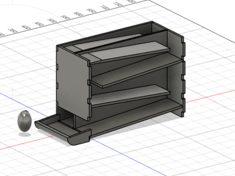 Sliding Egg Dispenser 3D Model
