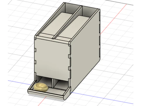 Sliding Egg Dispenser 3D Model