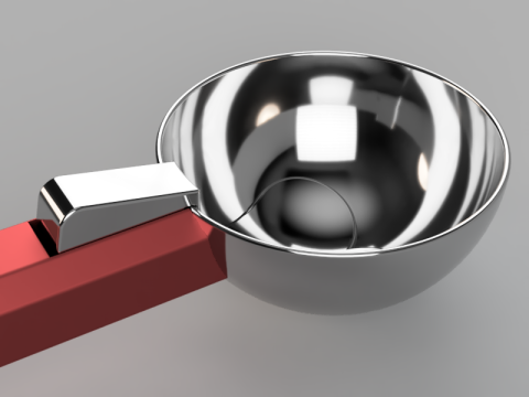 Ice Cream Scoop Modello 3D