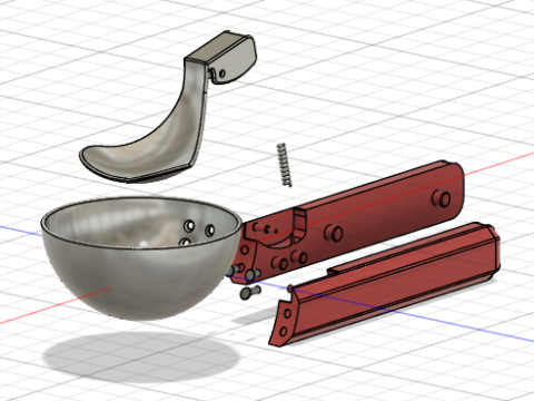 Ice Cream Scoop Modello 3D