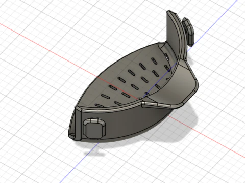 Clip-On Pasta Strainer 3D Model