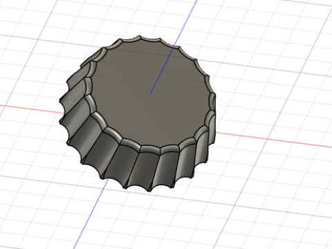 Tappo di bottiglia Modello 3D