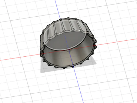Tappo di bottiglia Modello 3D