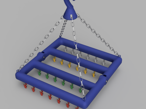 Clothes Drying Rack 3D मॉडल