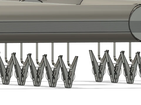 Clothes Drying Rack 3D Model