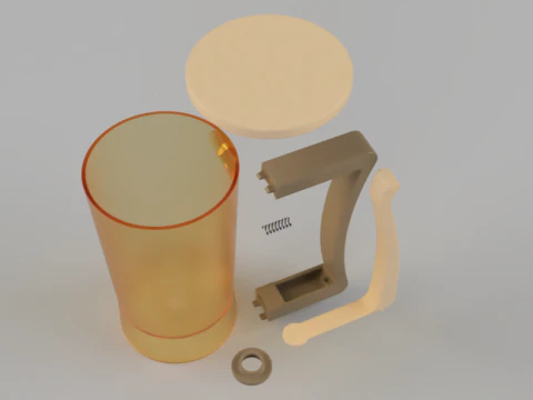 Distributore di pastella Modello 3D