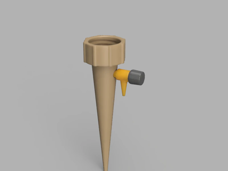 Garden Irrigation Spike 3D Model .c4d .max .obj .3ds .fbx .stl .blend