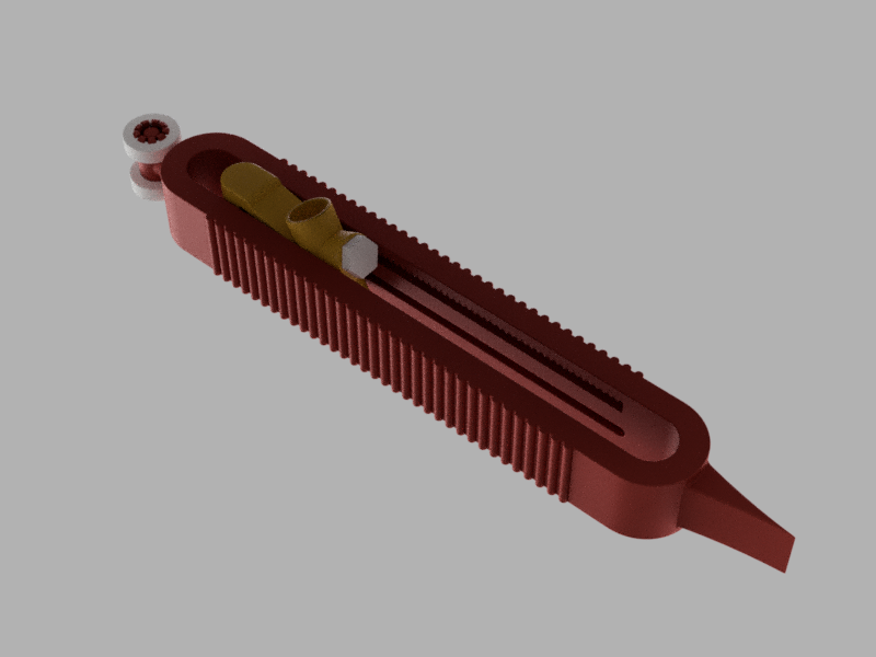Adjustable Profile Scribing Ruler 3D-Modell .c4d .max .obj .3ds .fbx .stl .blend 