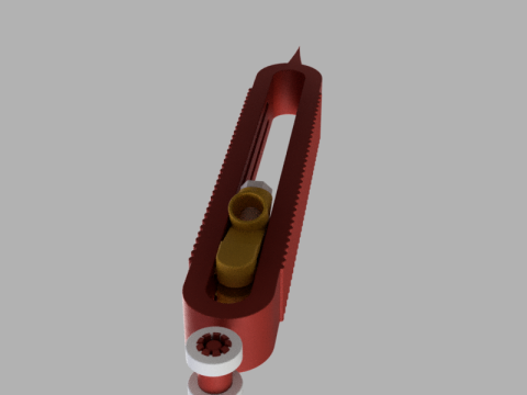 Adjustable Profile Scribing Ruler 3D-Modell