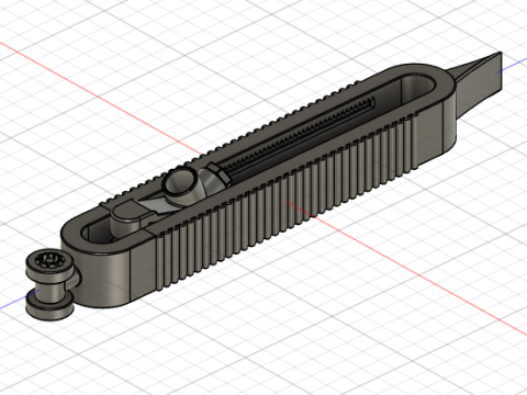 Adjustable Profile Scribing Ruler 3D-Modell