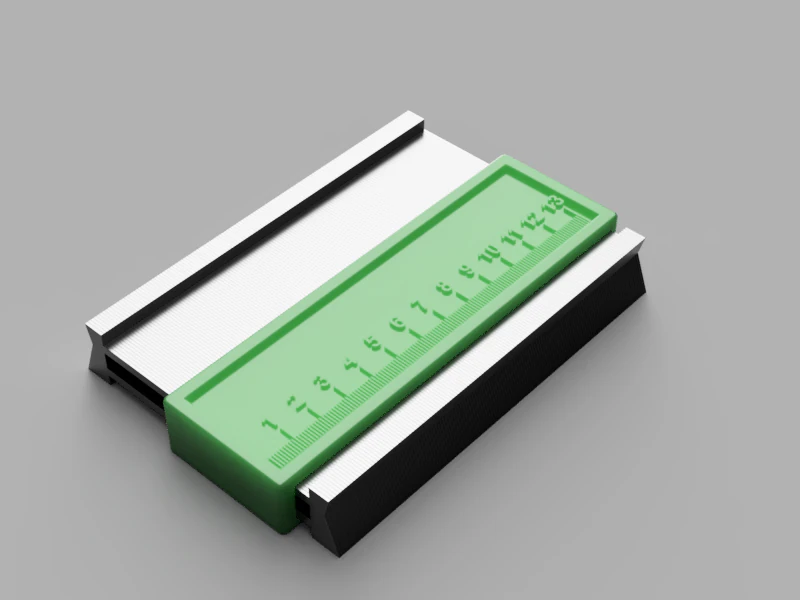 Contour Gauge Profile Tool 3D Model .c4d .max .obj .3ds .fbx .stl .blend