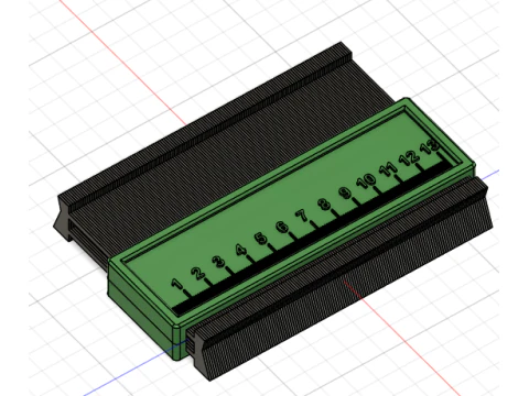 Contour Gauge Profile Tool 3D Model