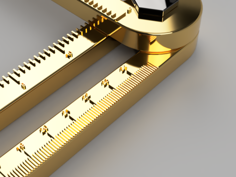Multifunctional Measuring Scale 3D-Modell