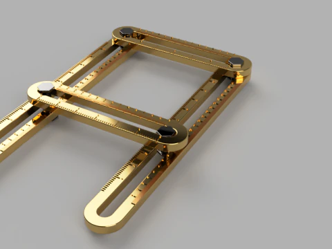 Multifunctional Measuring Scale 3D Model