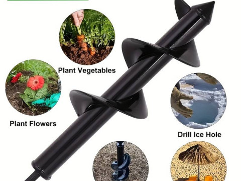 Auger Drill Bit 3D मॉडल