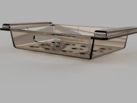 냉장고 정리함 서랍 3D 모델