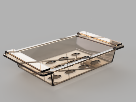 Refrigerator Organizer Drawer Model 3D