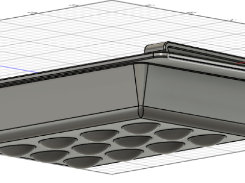 Refrigerator Organizer Drawer Model 3D
