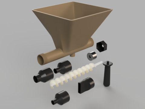 Cement Pistol 3D Model