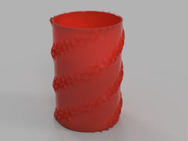 Pencil Holder 3D Model .c4d .max .obj .3ds .fbx .stl .blend 