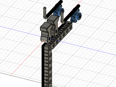 90-Degree Right Angle Clamp 3D Model