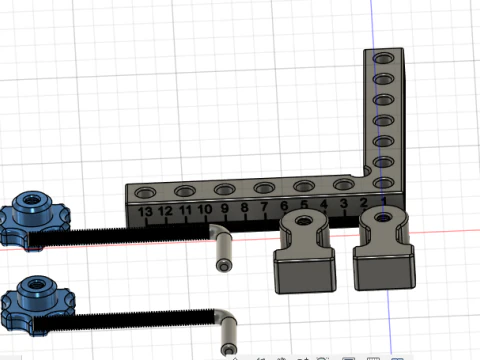 90-Degree Right Angle Clamp 3D Model