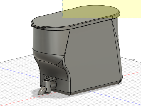 Beverage Dispenser Modelo 3D