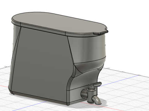 Beverage Dispenser Modelo 3D