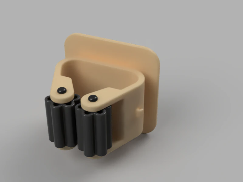 Broom and Mop Holder 3D Model .c4d .max .obj .3ds .fbx .stl .blend 