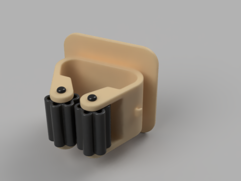 Broom and Mop Holder 3D Model