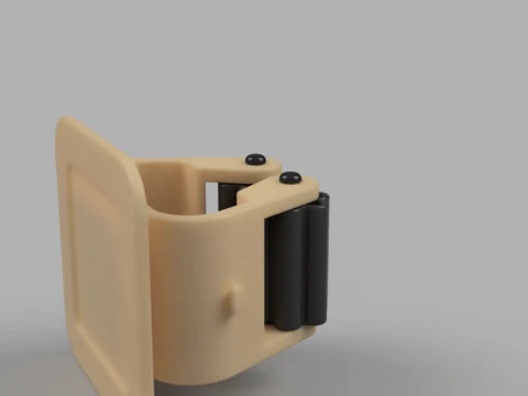 Broom and Mop Holder 3D Model