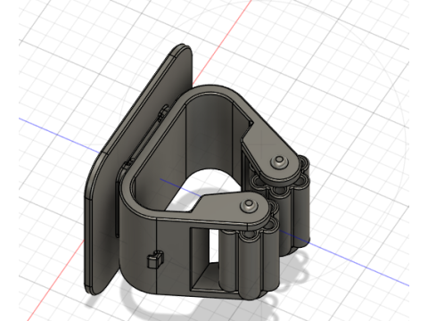 Broom and Mop Holder Modello 3D