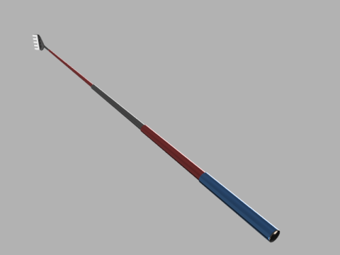 Telescopic Backscratcher 3D Model