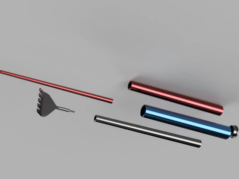 텔레스코픽 백스크래처 3D 모델