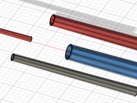 Telescopic Backscratcher Model 3D
