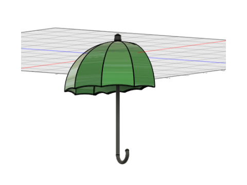 Umbrella Wall Hooks 3D मॉडल