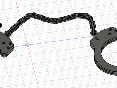 Handcuffs 3D मॉडल